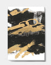 Gold and Black drift IV - Glam Premium Canvas Wall Art