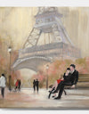 Love in Paris VI - Romantic French Country Premium Canvas Wall Art