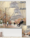 Love in Paris VI - Romantic French Country Premium Canvas Wall Art