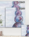 Purple Starting Over I - Modern Geometric Canvas Artwork