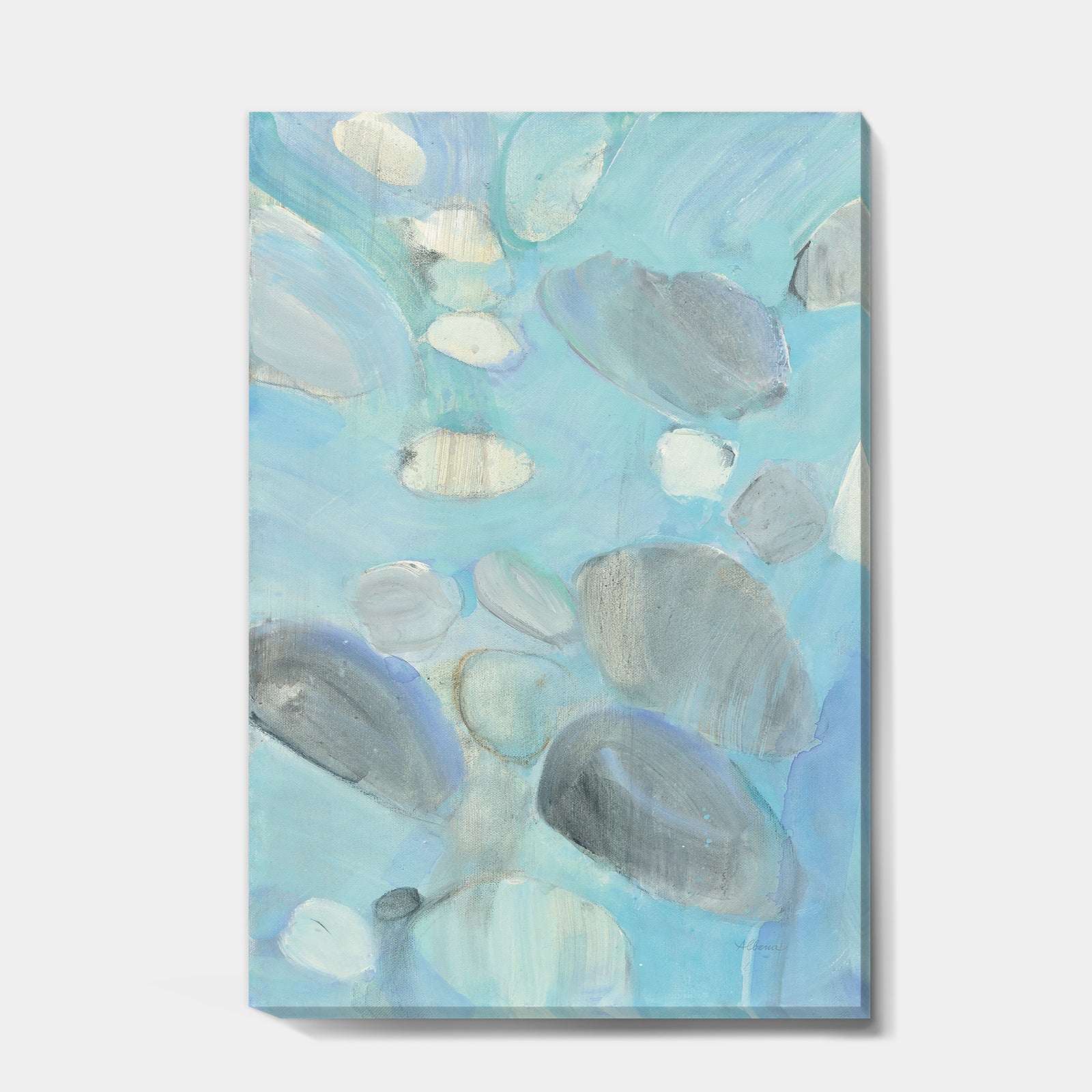 Running Water II - Traditional Gallery-wrapped Canvas