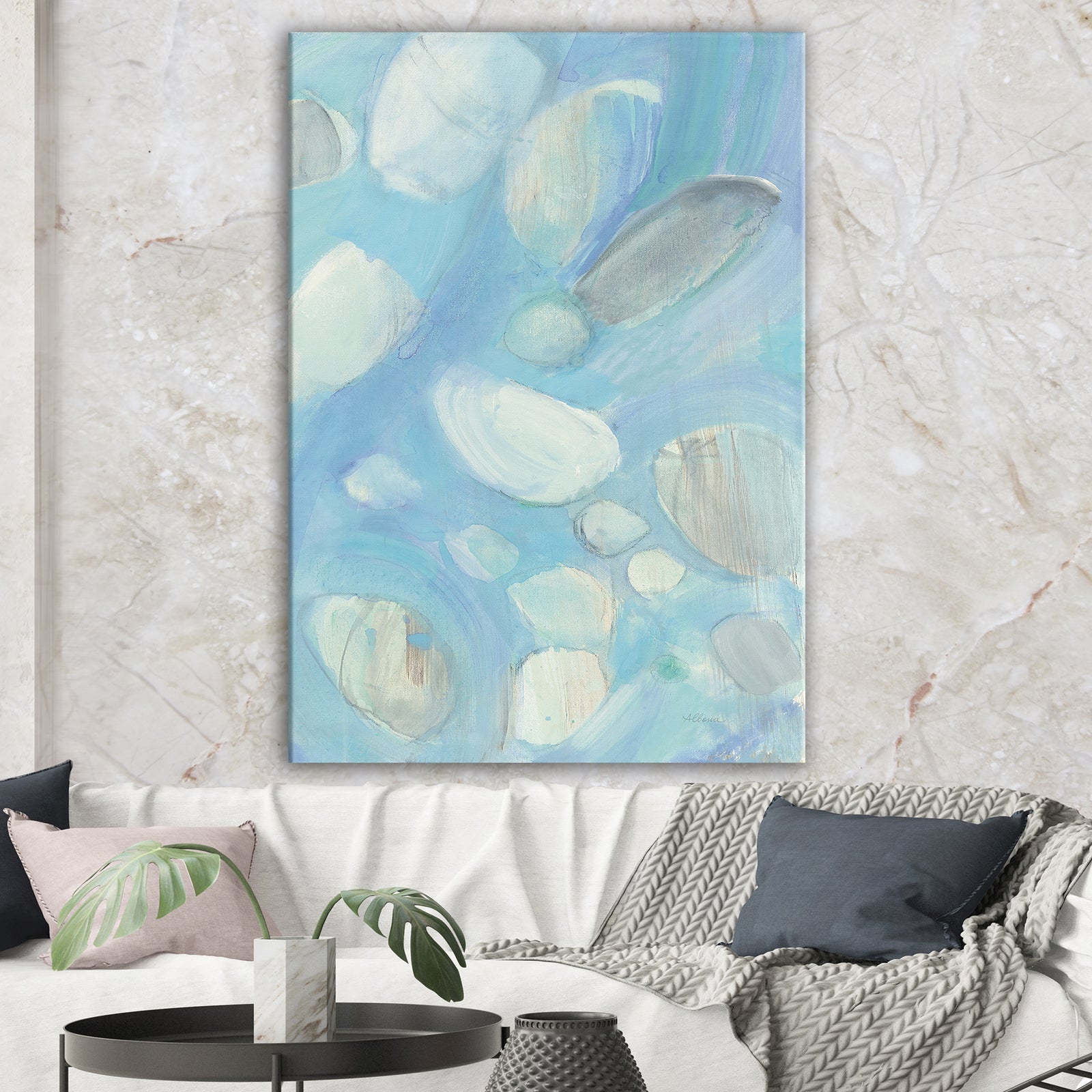 Running Water III - Traditional Canvas Artwork