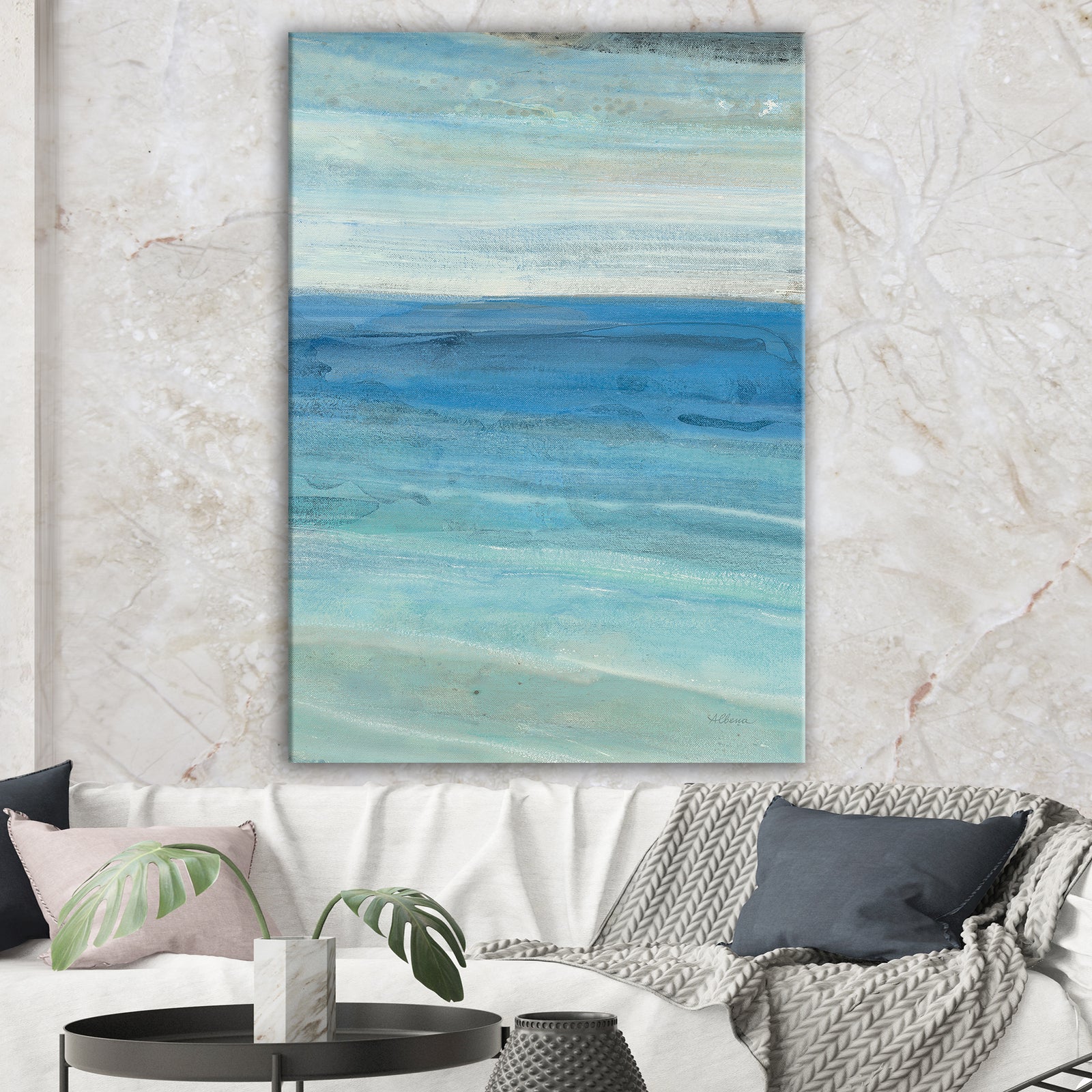 From the Shore III - Nautical & Beach Premium Canvas Wall Art