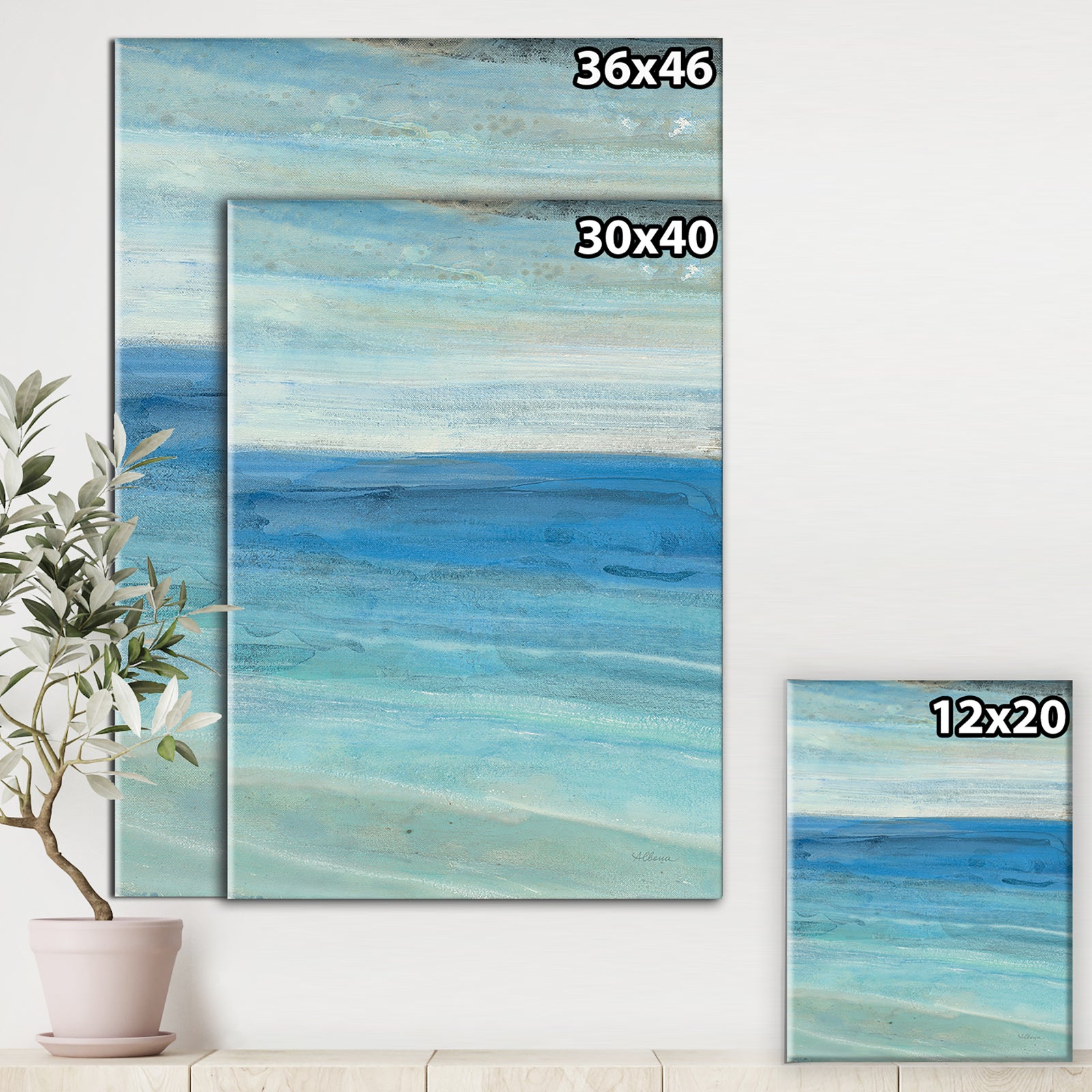 From the Shore III - Nautical & Beach Premium Canvas Wall Art