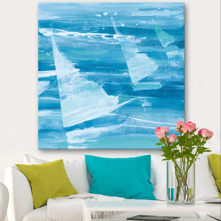 From the Shore I - Nautical & Beach Gallery-wrapped Canvas