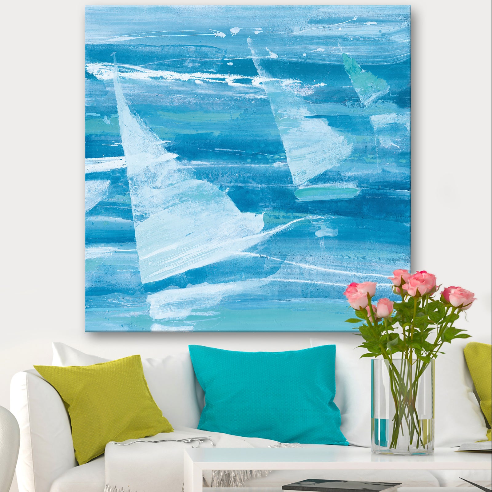 From the Shore I - Nautical & Beach Gallery-wrapped Canvas