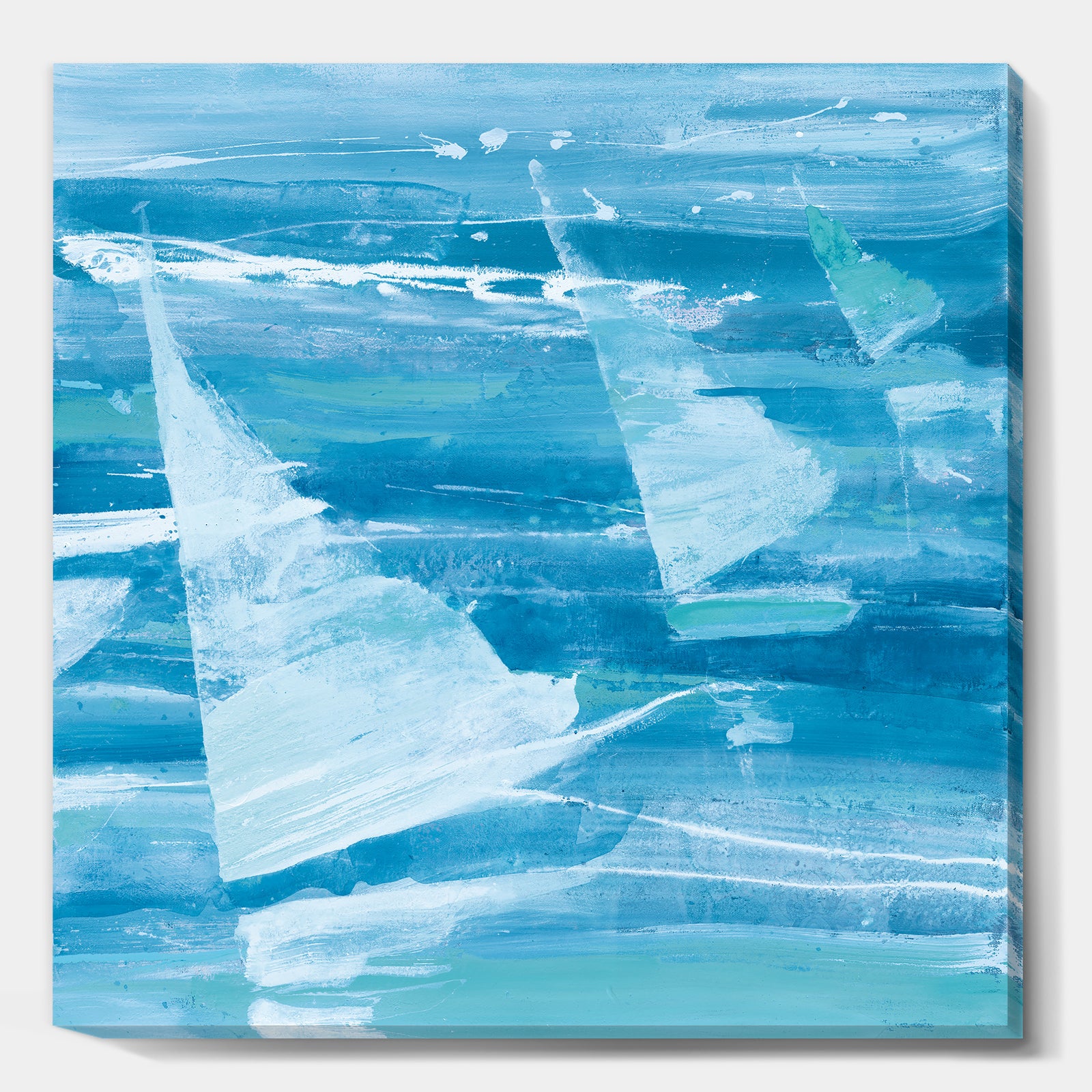 From the Shore I - Nautical & Beach Gallery-wrapped Canvas