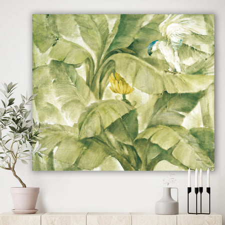 Tropical Canopy II Green - Traditional Canvas Artwork