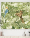 Tropical Canopy I Green - Traditional Canvas Art