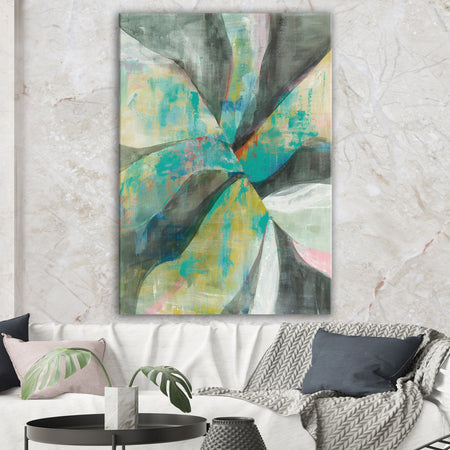 In the Valley Abstract II - Traditional Premium Canvas Wall Art
