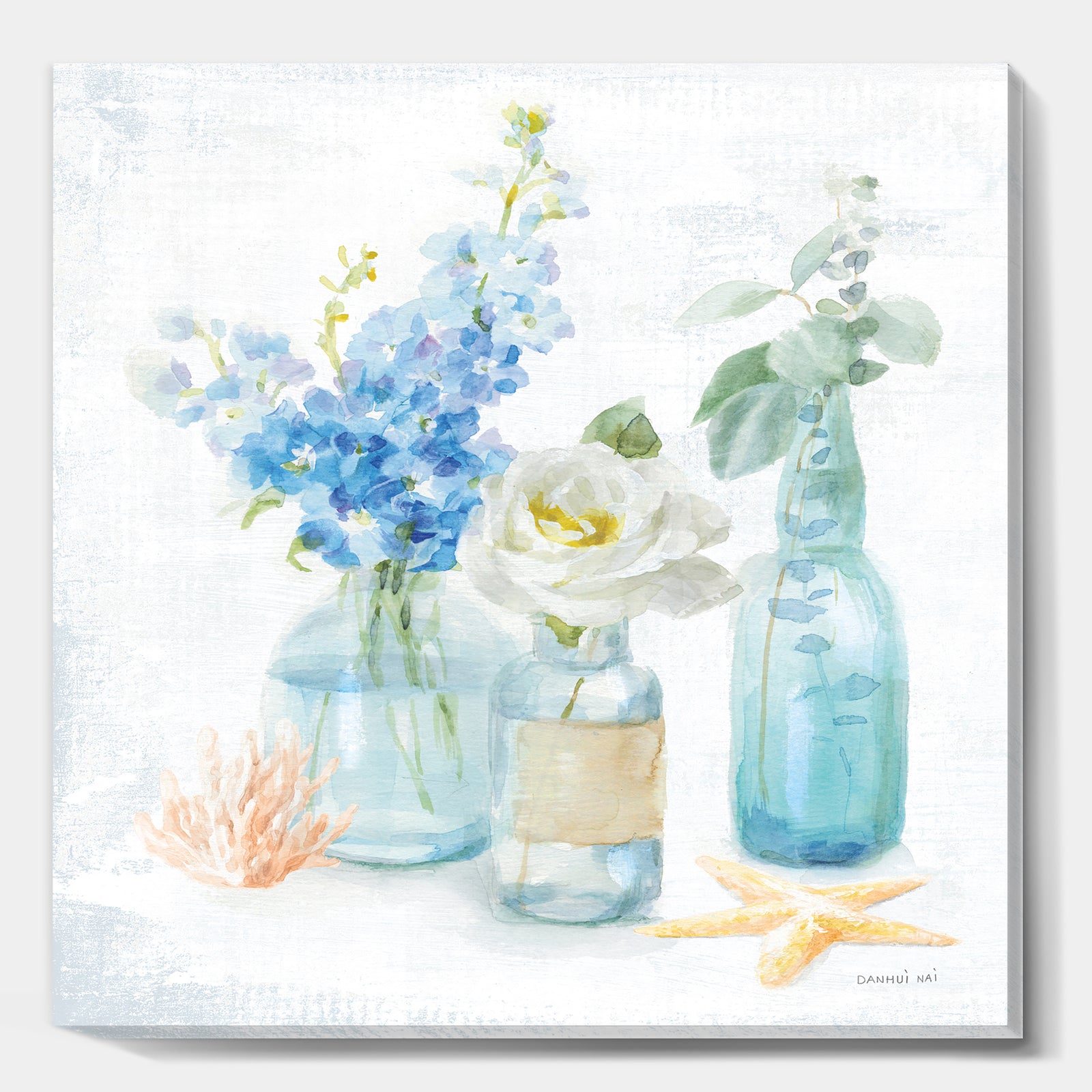 Cottage Florals II - Farmhouse Canvas Art