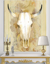 Hers southwest bones - Gold Wildlife Canvas Artwork