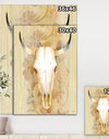 Hers southwest bones - Gold Wildlife Canvas Artwork
