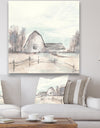 Farmhouse Barn Grey VIII - Modern Farmhouse Premium Canvas Wall Art