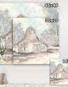 Farmhouse Barn Grey VI - Modern Farmhouse Canvas Artwork