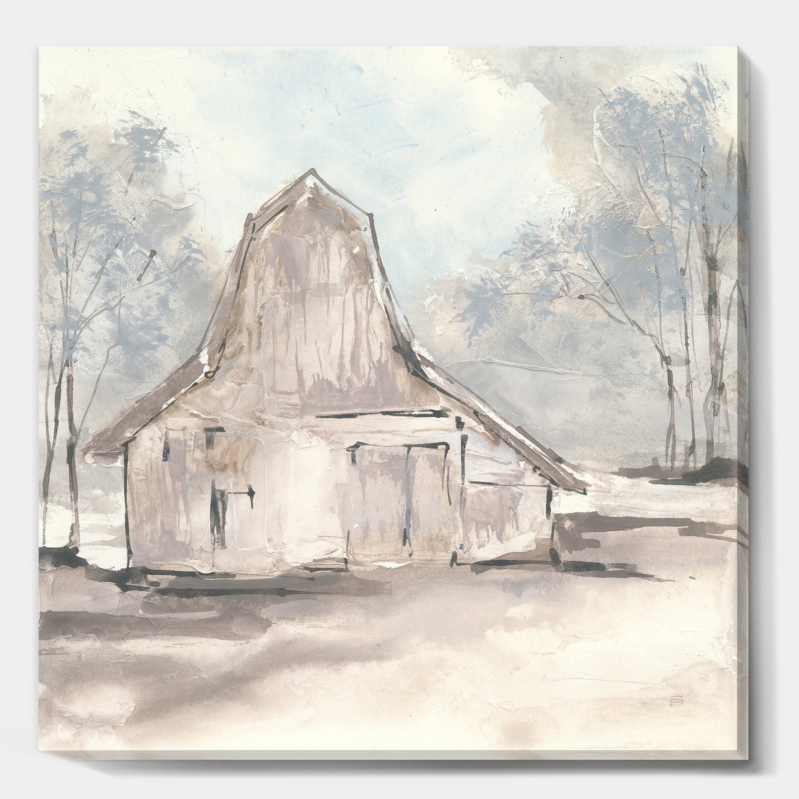 Farmhouse Barn Grey VI - Modern Farmhouse Canvas Artwork