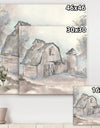 Farmhouse Barn Grey V - Modern Farmhouse Canvas Art