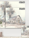 Farmhouse Barn Grey III - Modern Farmhouse Gallery-wrapped Canvas