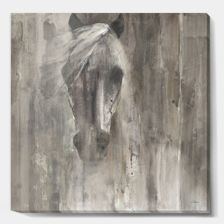 Farmhouse Horse - Modern Farmhouse Canvas Artwork