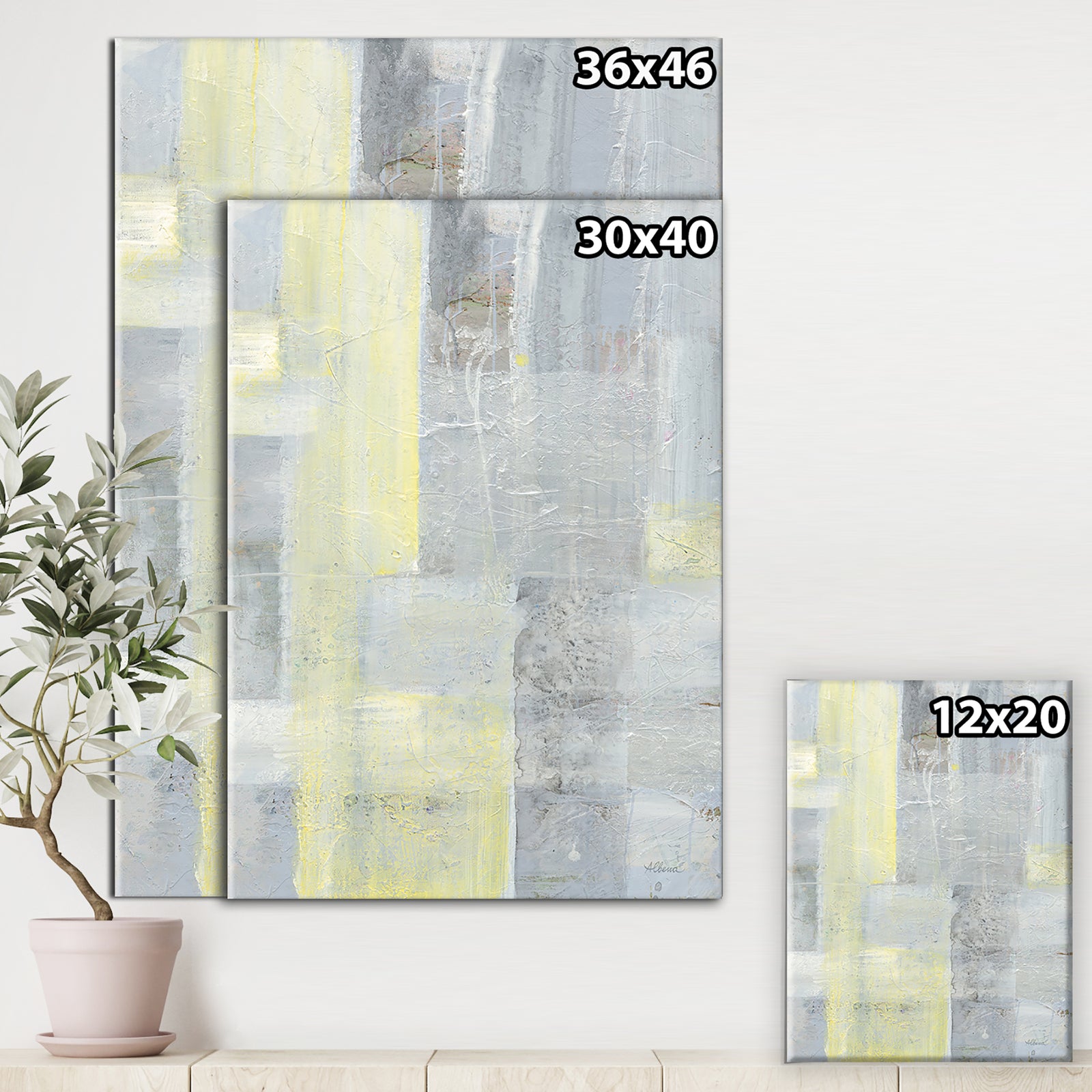 Patchwork Abstract II - Modern & Contemporary Canvas Art
