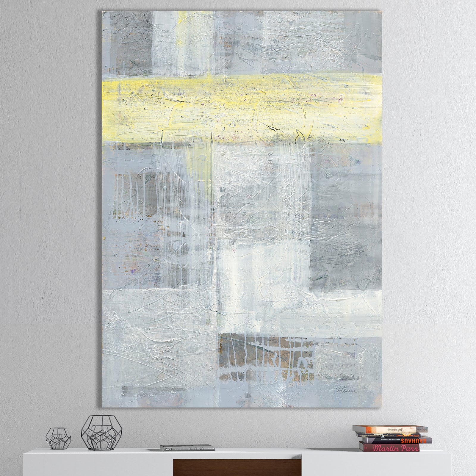 Patchwork Abstract I - Modern & Contemporary Premium Canvas Wall Art