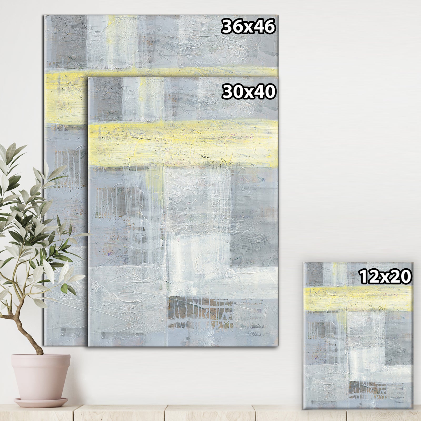 Patchwork Abstract I - Modern & Contemporary Premium Canvas Wall Art
