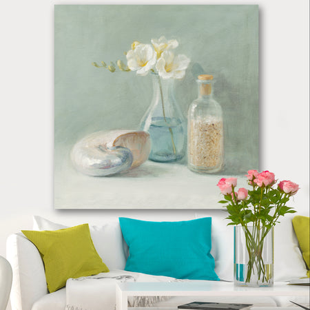 Pastel Bath II - Nautical & Beach Canvas Artwork