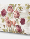 French Roses I - Farmhouse Premium Canvas Wall Art