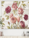 French Roses I - Farmhouse Premium Canvas Wall Art