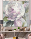 Twilight Peony - Shabby Chic Gallery-wrapped Canvas