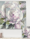 Twilight Peony - Shabby Chic Gallery-wrapped Canvas