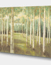 Aspens Neutral Forest - Traditional Gallery-wrapped Canvas