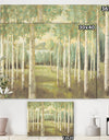 Aspens Neutral Forest - Traditional Gallery-wrapped Canvas