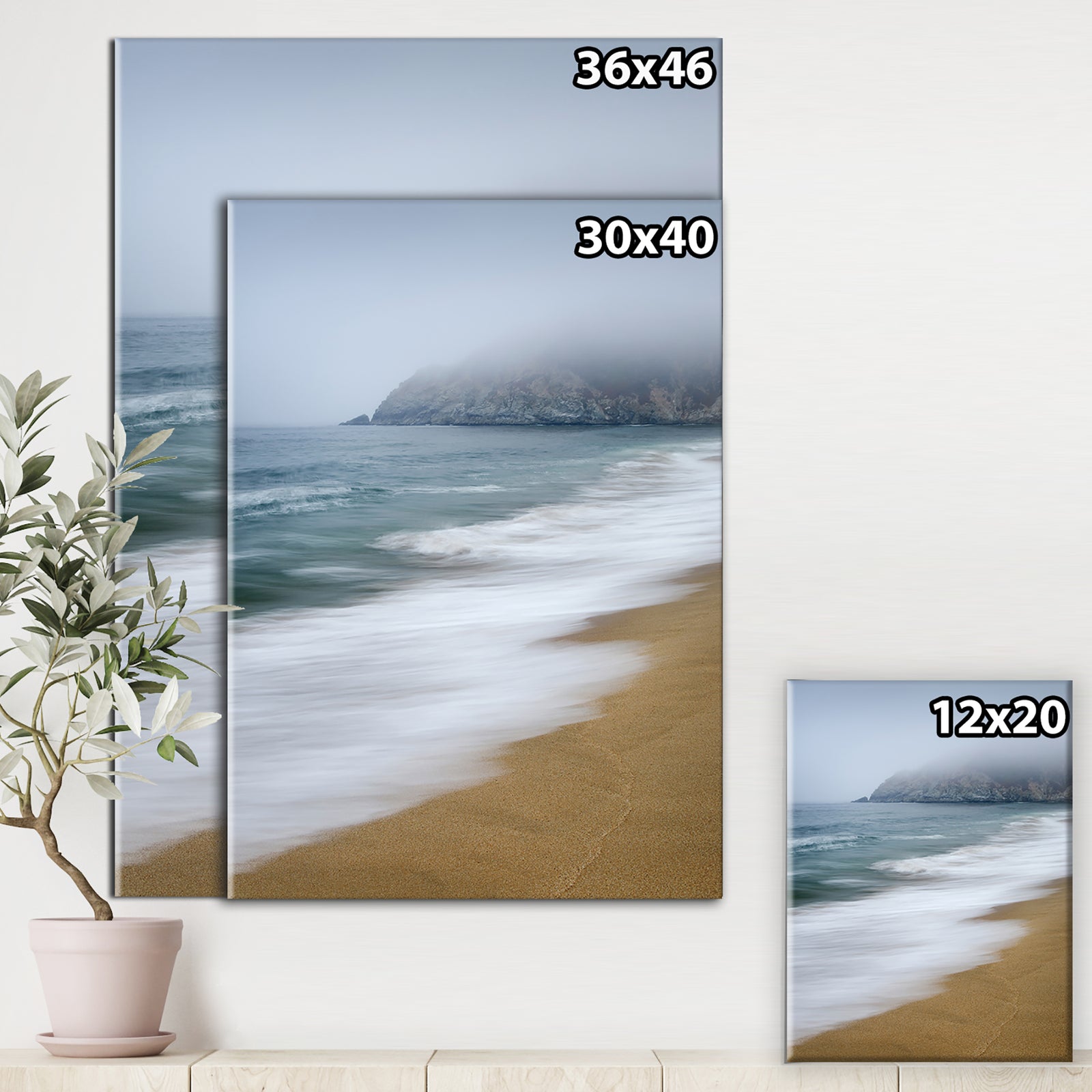 Gray Whale Cove - Nautical & Coastal Canvas Artwork