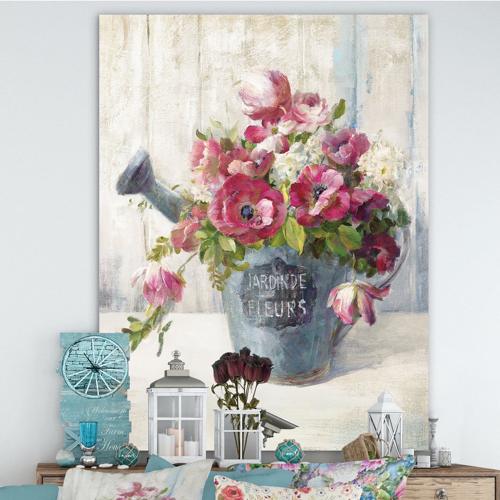 Maison Des Fleurs I - Cabin & Lodge Canvas Artwork