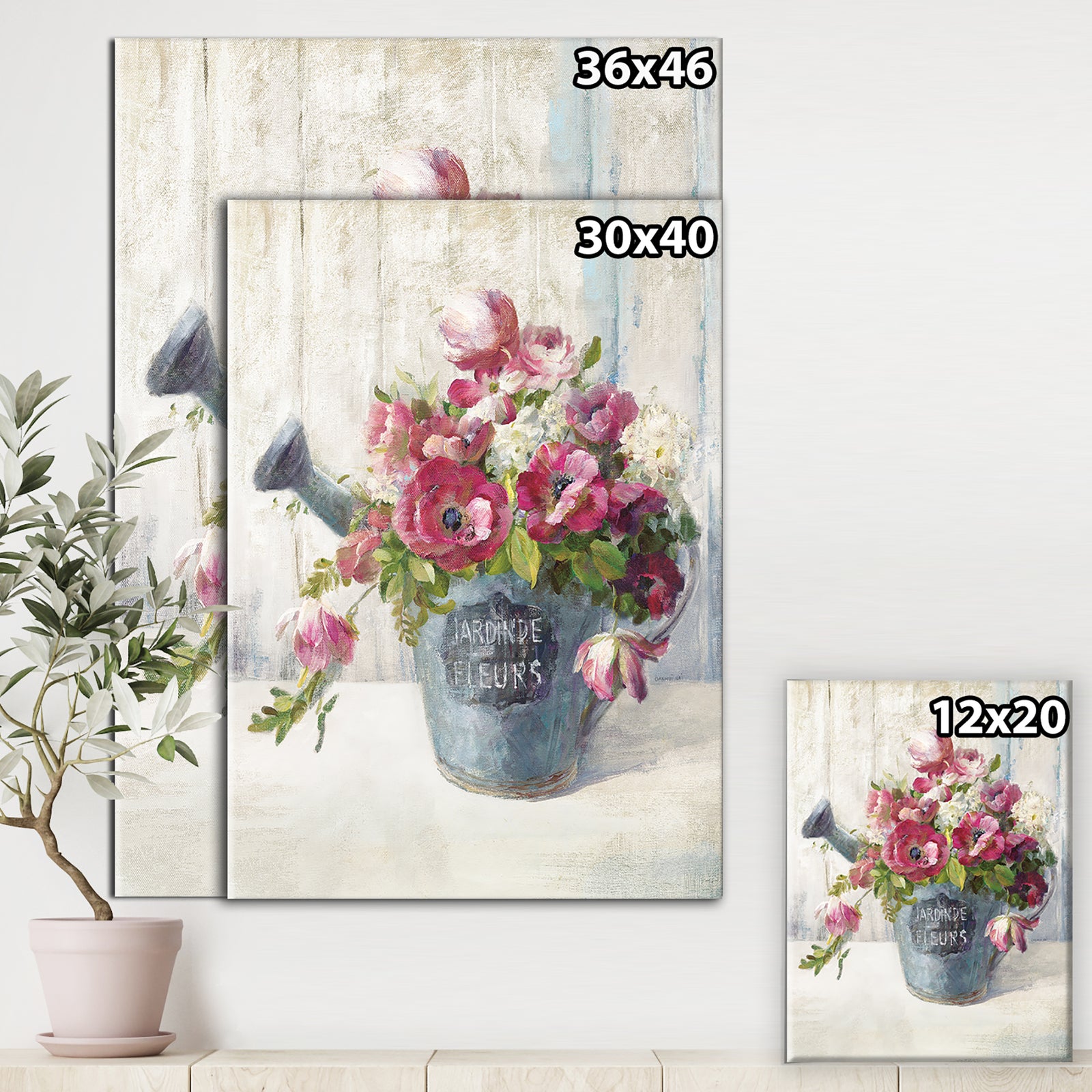 Maison Des Fleurs I - Cabin & Lodge Canvas Artwork