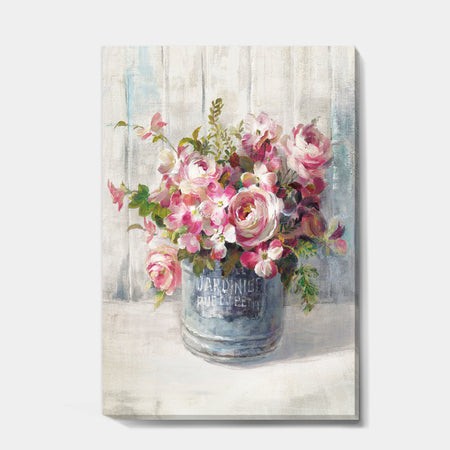 Maison Des Fleurs III - Cabin & Lodge Canvas Art