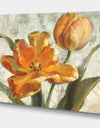 Parrot Tulips I on Ivory - Cabin & Lodge Premium Canvas Wall Art