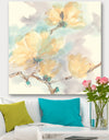 Magnolias in White II - Cabin & Lodge Gallery-wrapped Canvas