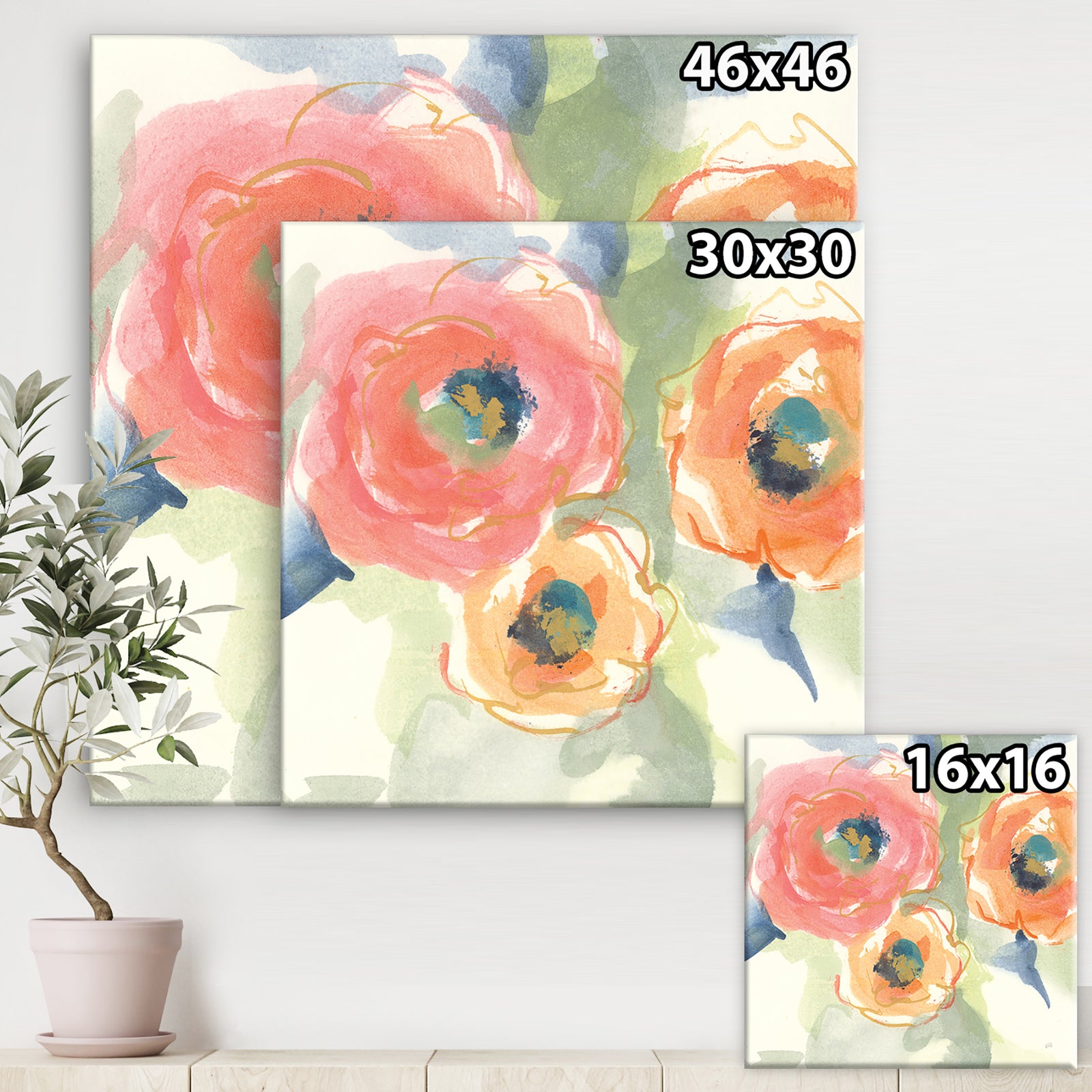 Buttercup II - Traditional Gallery-wrapped Canvas