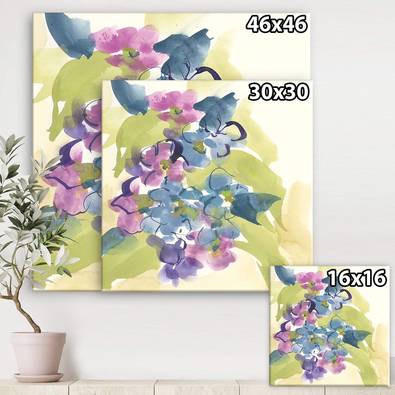 Spring Bouquet II - Traditional Canvas Art