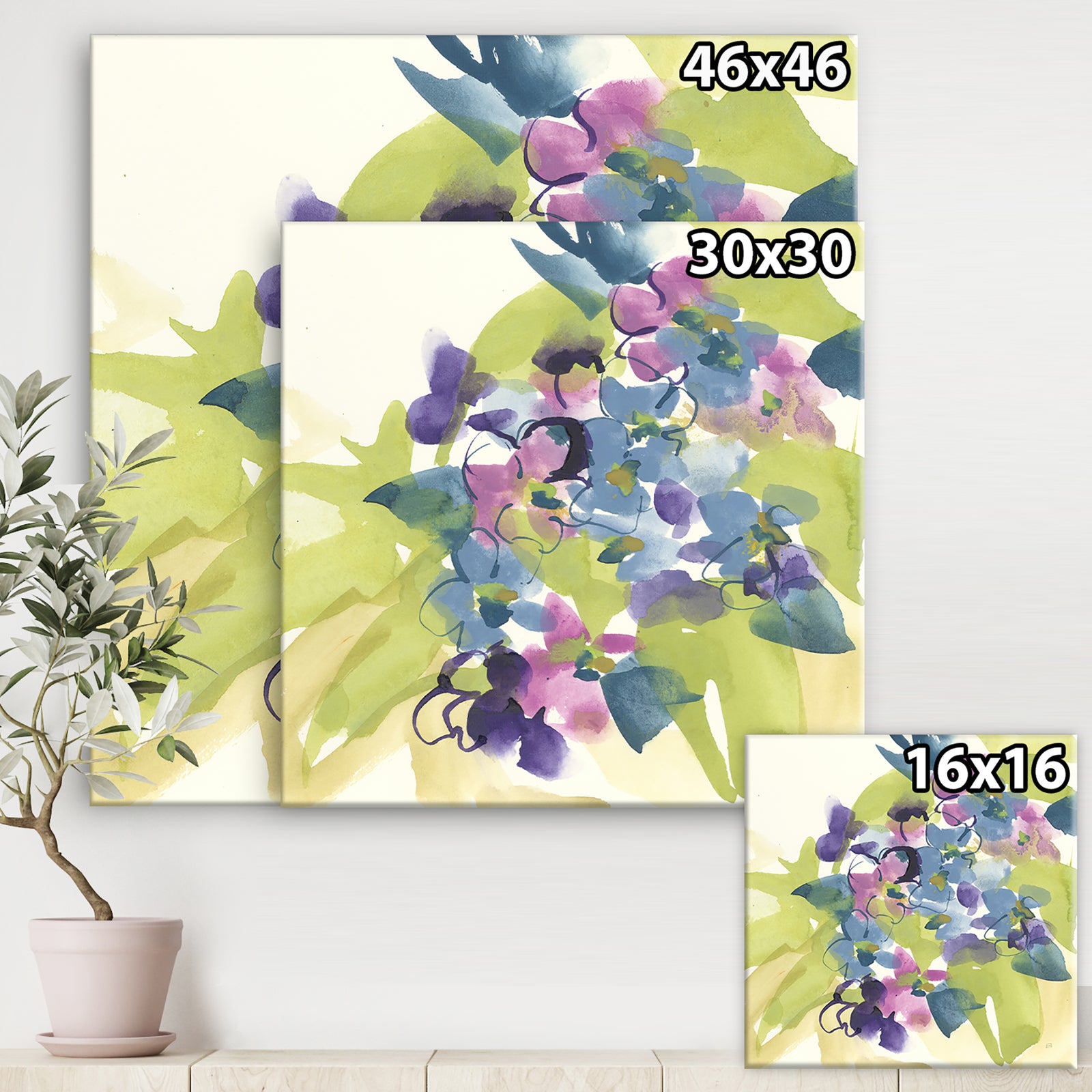 Spring Bouquet I - Traditional Premium Canvas Wall Art