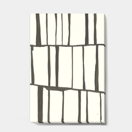 minimalist black and white I - Transitional Gallery-wrapped Canvas
