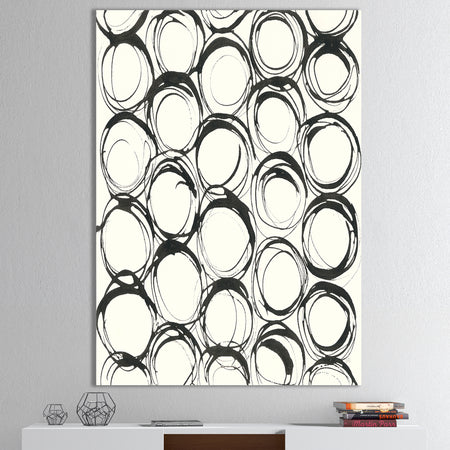 minimalist black and white II - Transitional Canvas Artwork