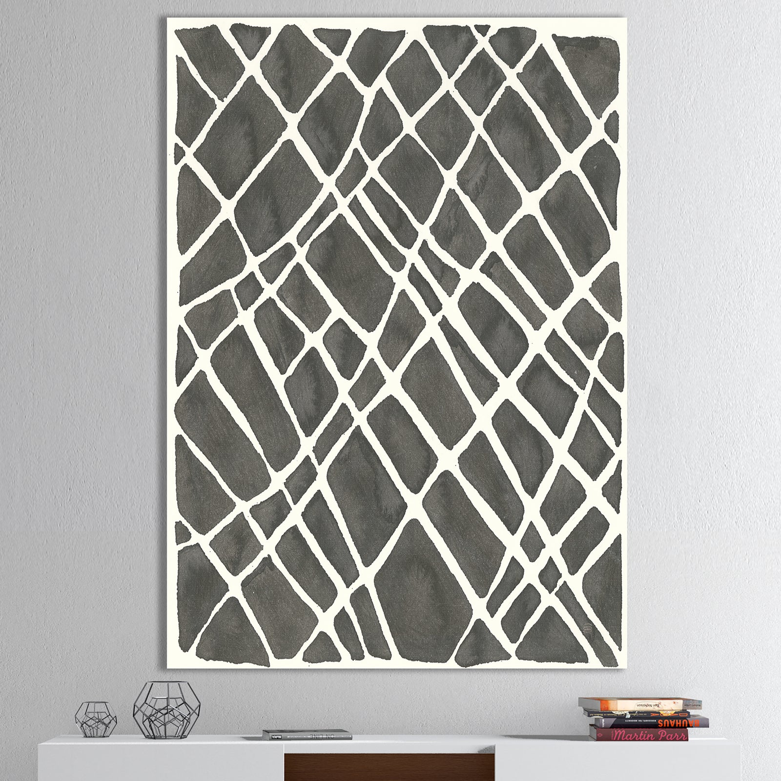 Minimalist Graphics V - Transitional Gallery-wrapped Canvas