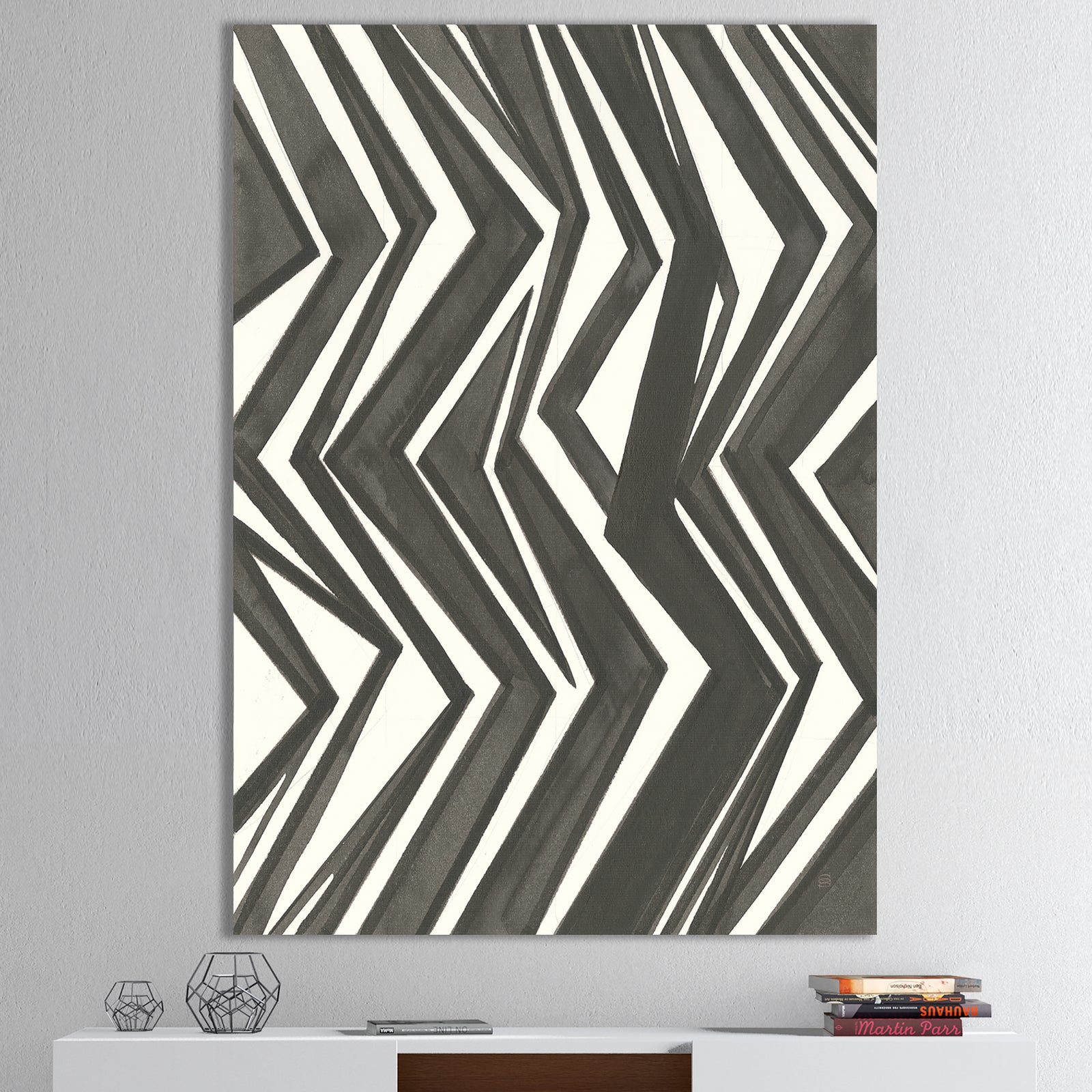 Minimalist Graphics VI - Transitional Canvas Artwork