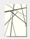 minimalist black and white III - Transitional Canvas Art