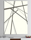 minimalist black and white III - Transitional Canvas Art
