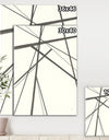 minimalist black and white III - Transitional Canvas Art