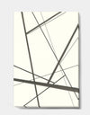 minimalist black and white IV - Transitional Premium Canvas Wall Art